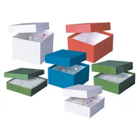 Cryo-Boxes, cardboard, blau, 136 x 136 x 50 mm, 10 pc or PAK